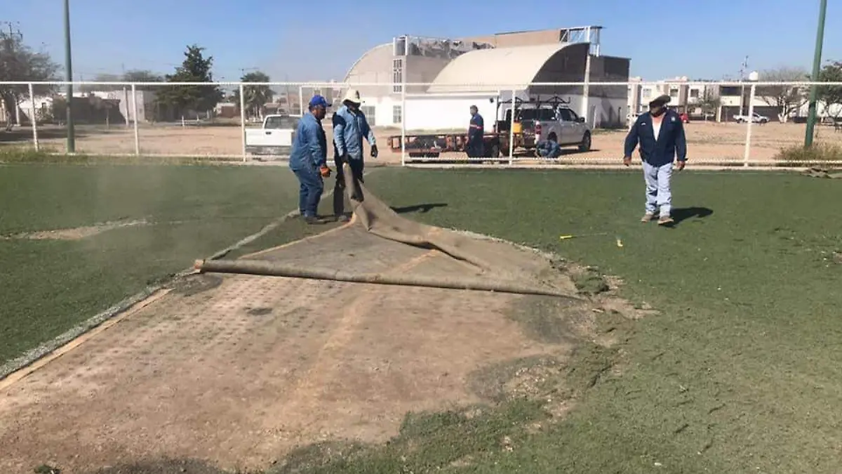 Rescate de espacios deportivos             (Cortesía Gobierno municipal)